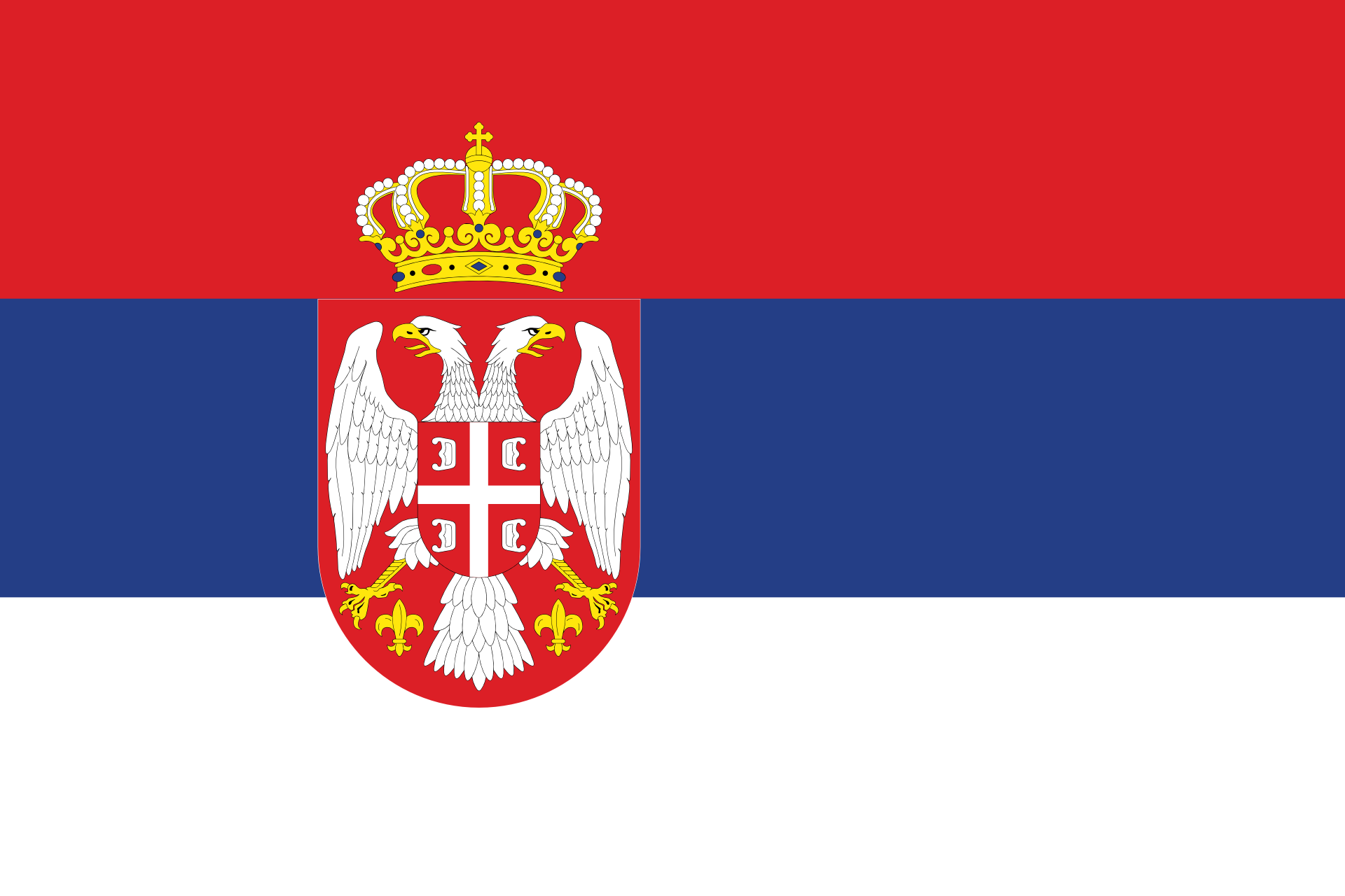 Serbian flag.