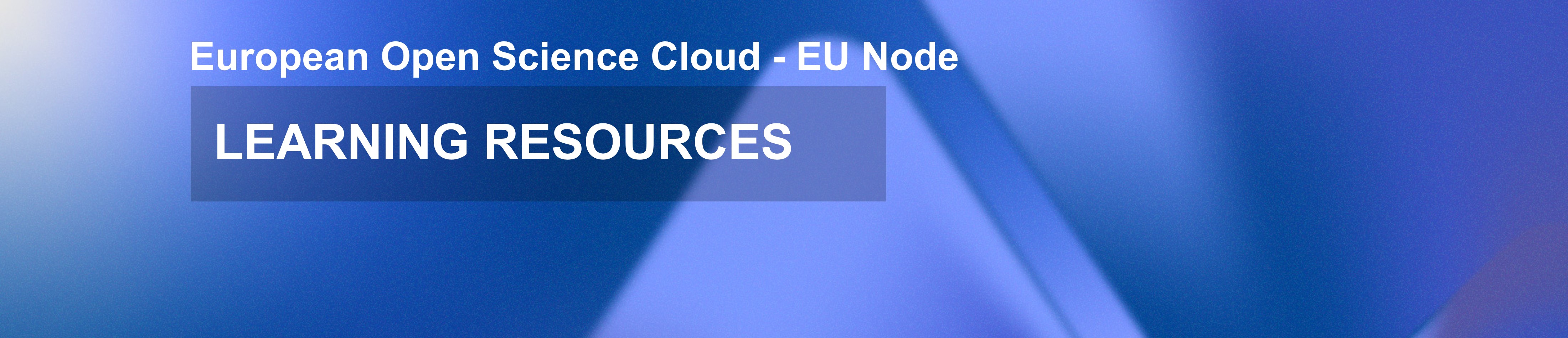 EOSC EU Node banner